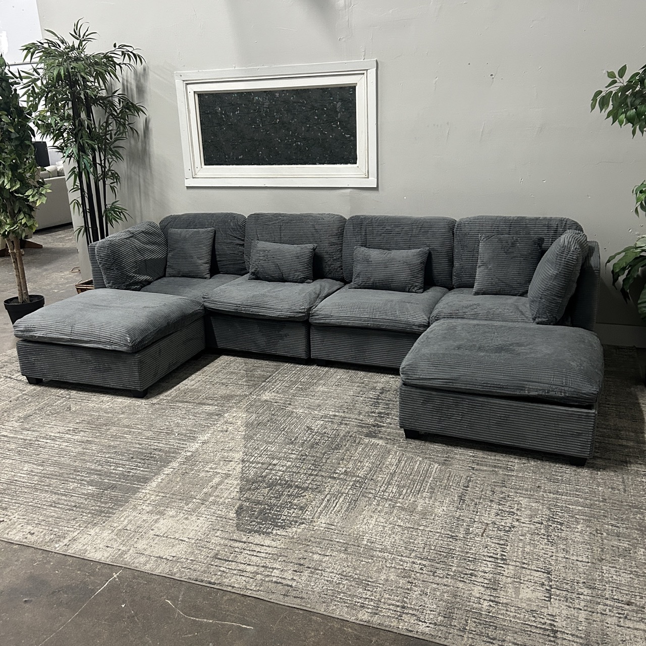 Gray Modular Couch | Free Delivery! | CouchCycled of Fort Worth