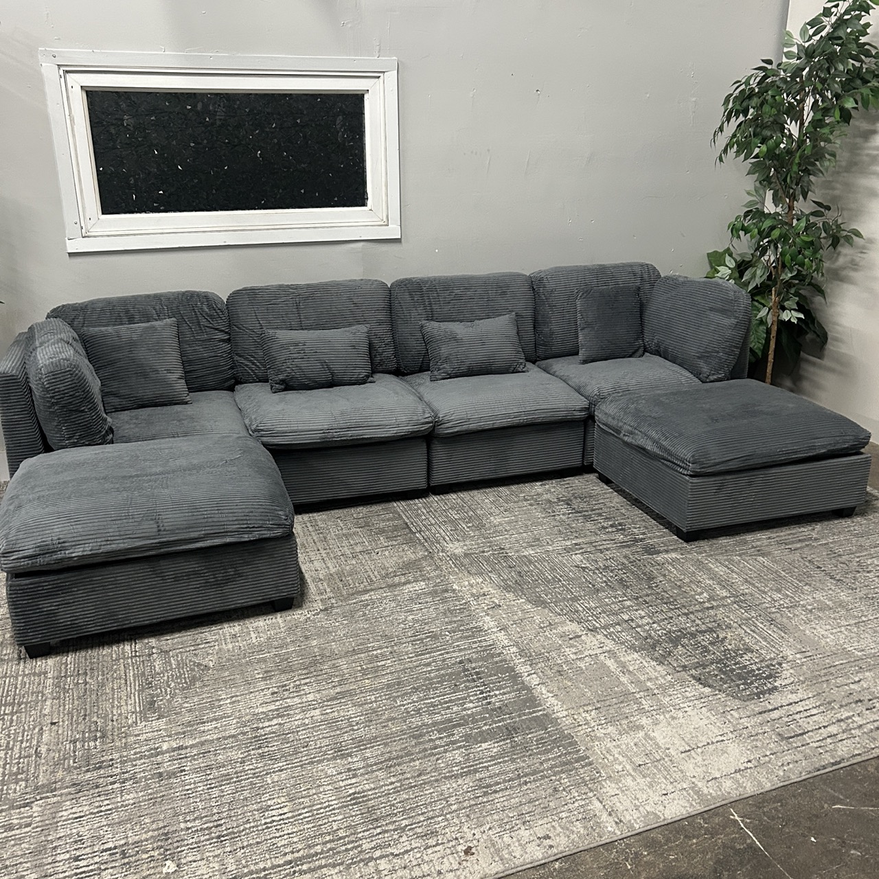 Gray Modular Couch | Free Delivery! | CouchCycled of Fort Worth