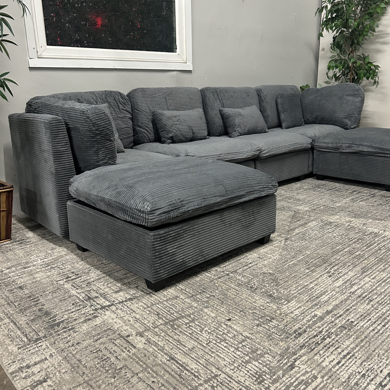 Gray Modular Couch | Free Delivery! | CouchCycled of Fort Worth