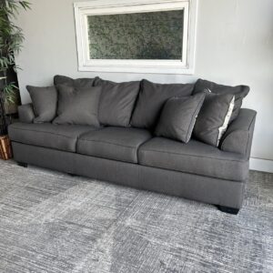 Cozy Dark Gray Sofa