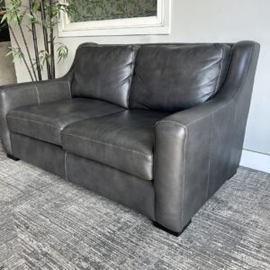 Bernhardt Leather Loveseat