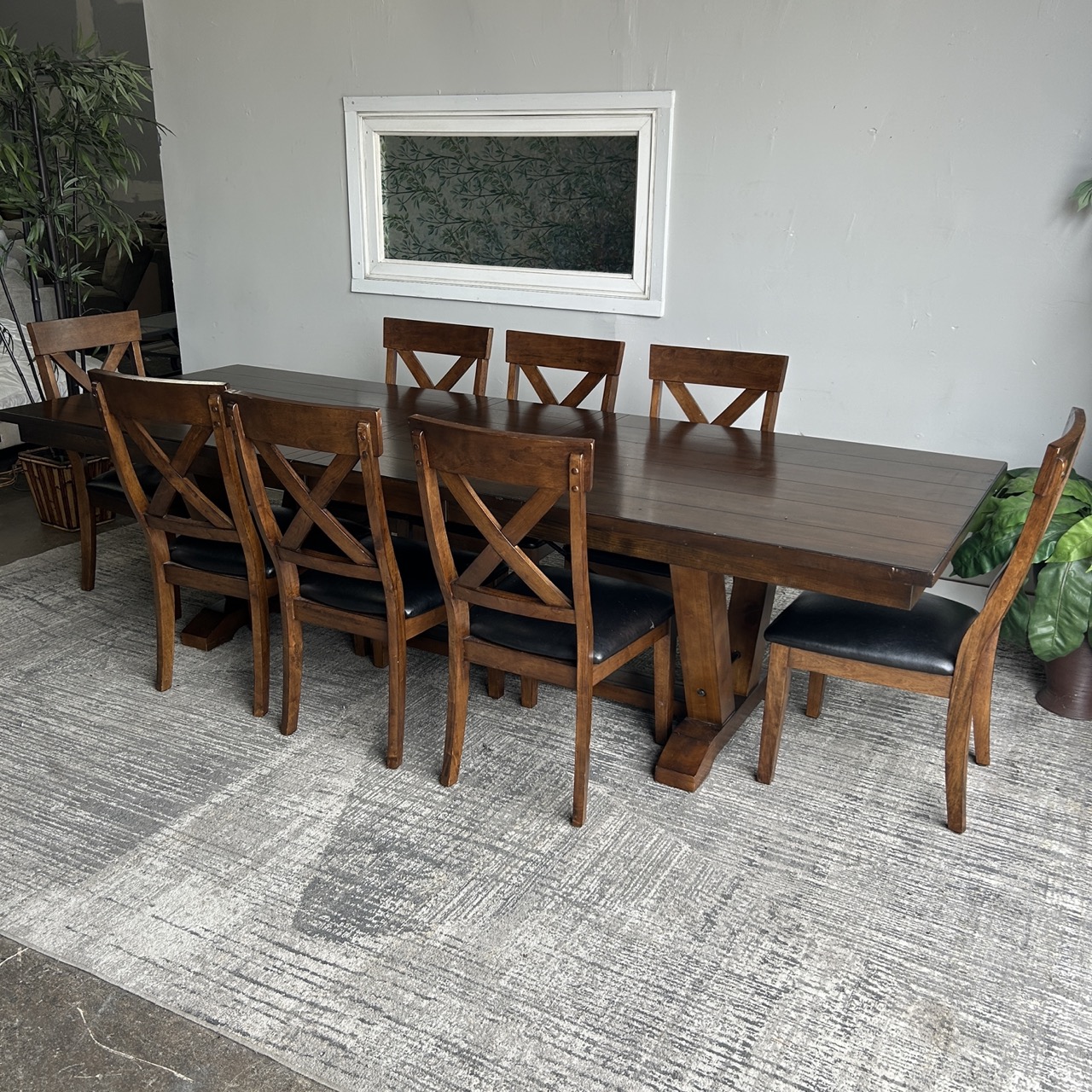 Wooden Dining Table 8-6 seat