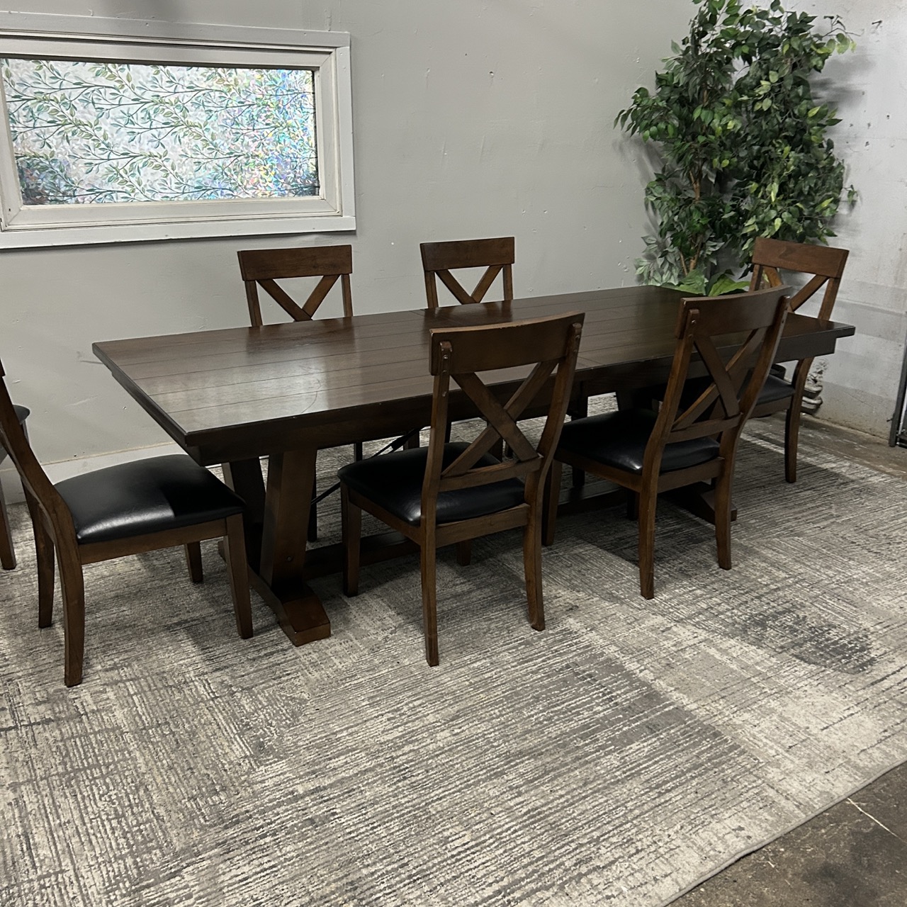 Wooden Dining Table 8-6 seat - Image 6
