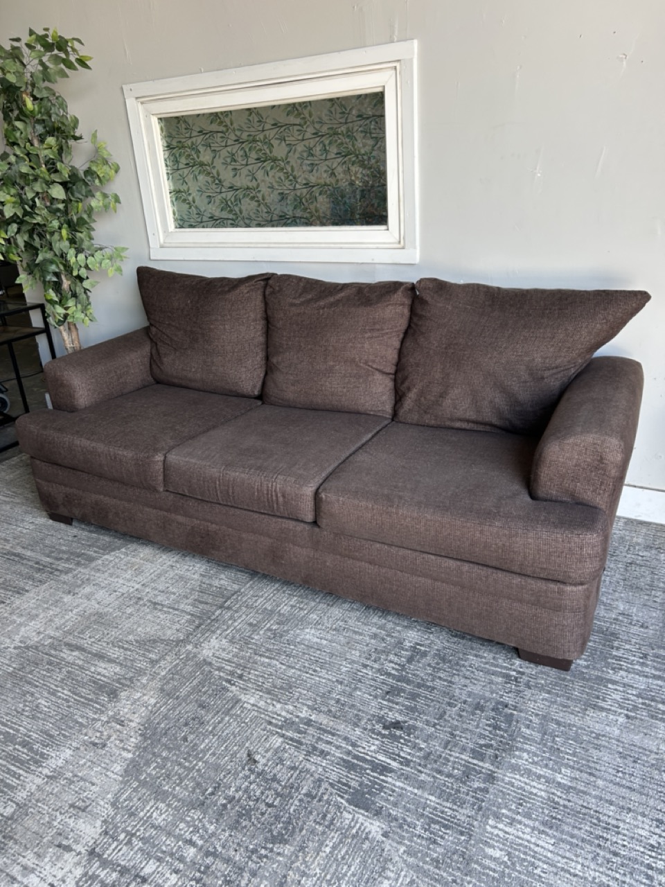 Modern Brown Couch - Image 4