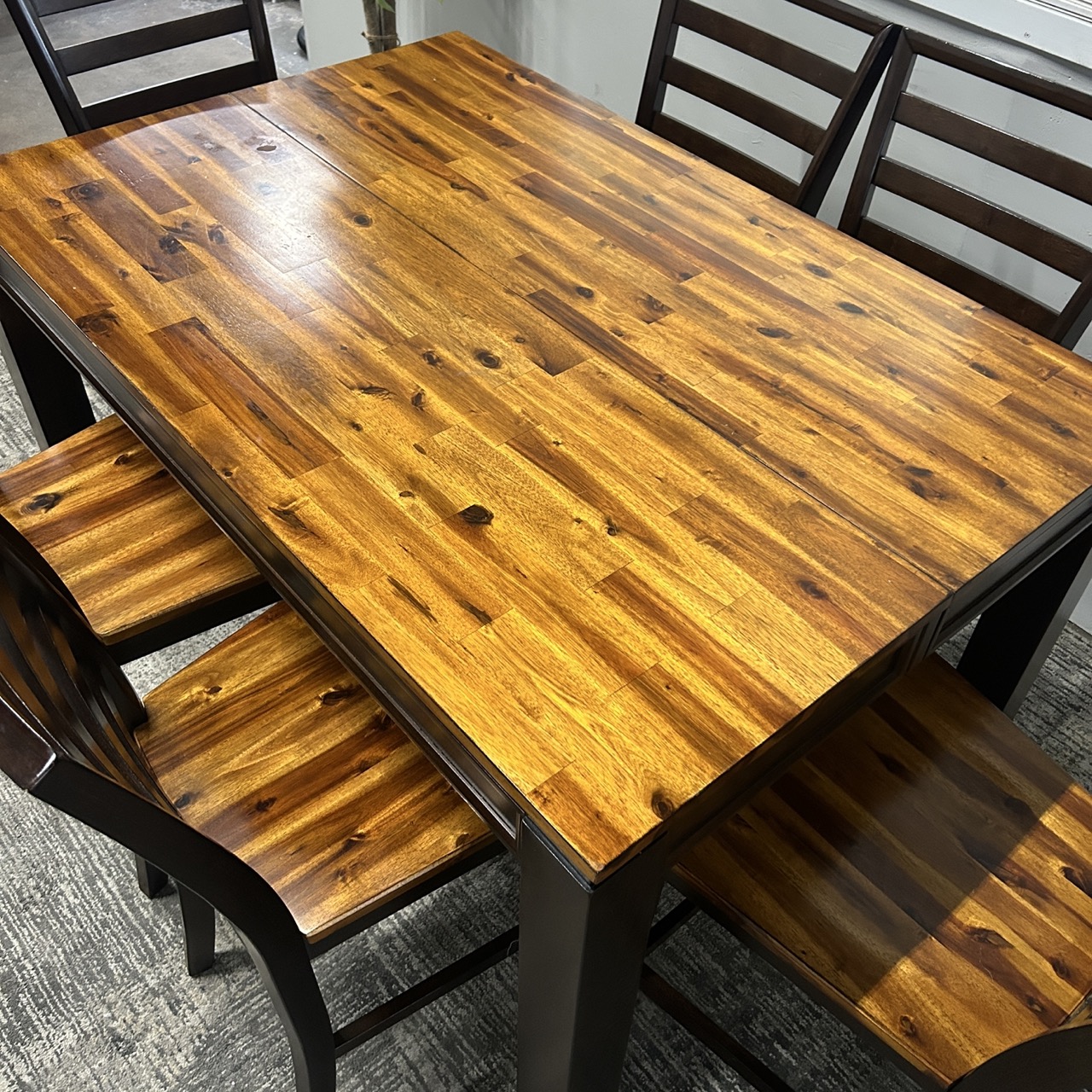 Wooden 6 Seat Dining Table - Image 7