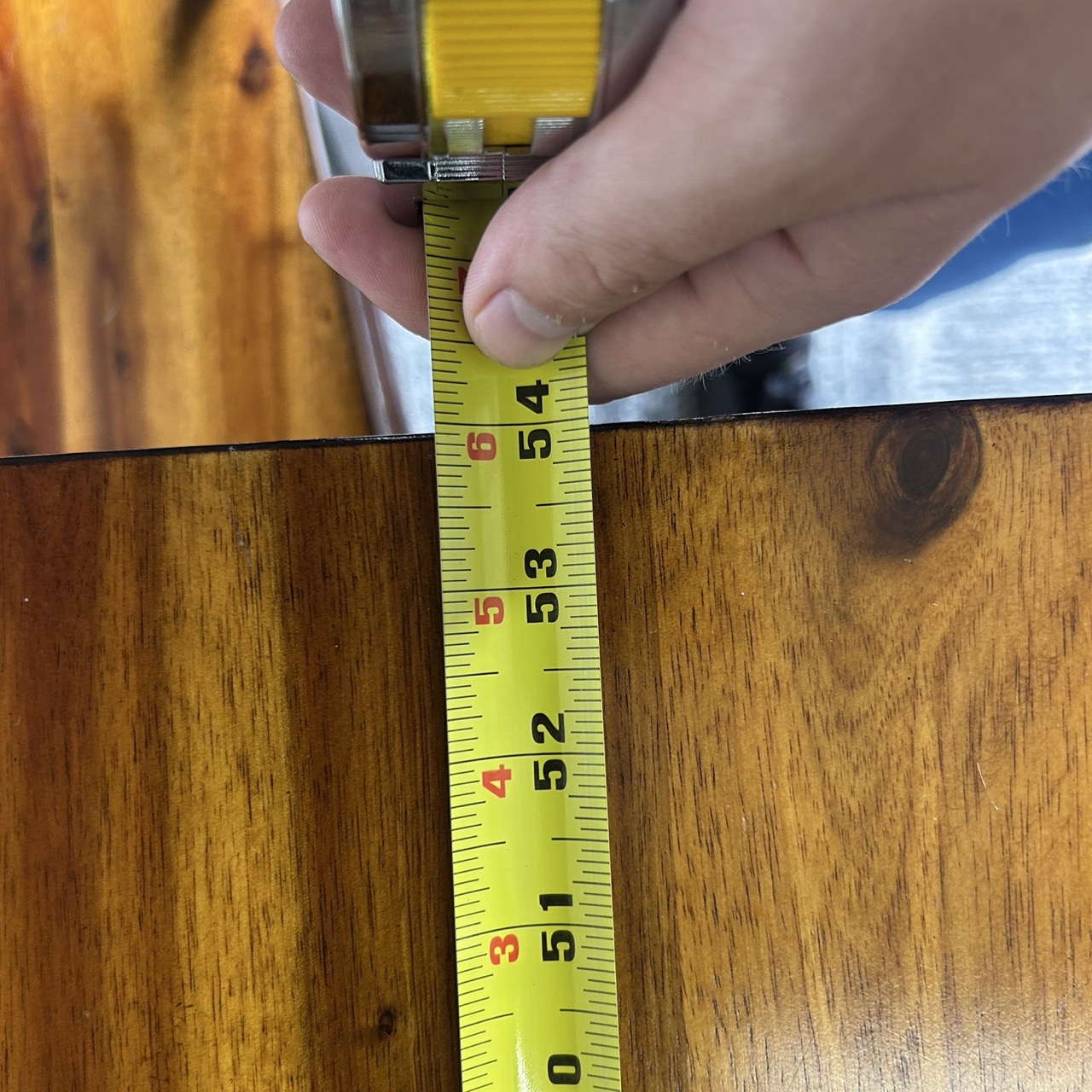 Wooden 6 Seat Dining Table - Image 18