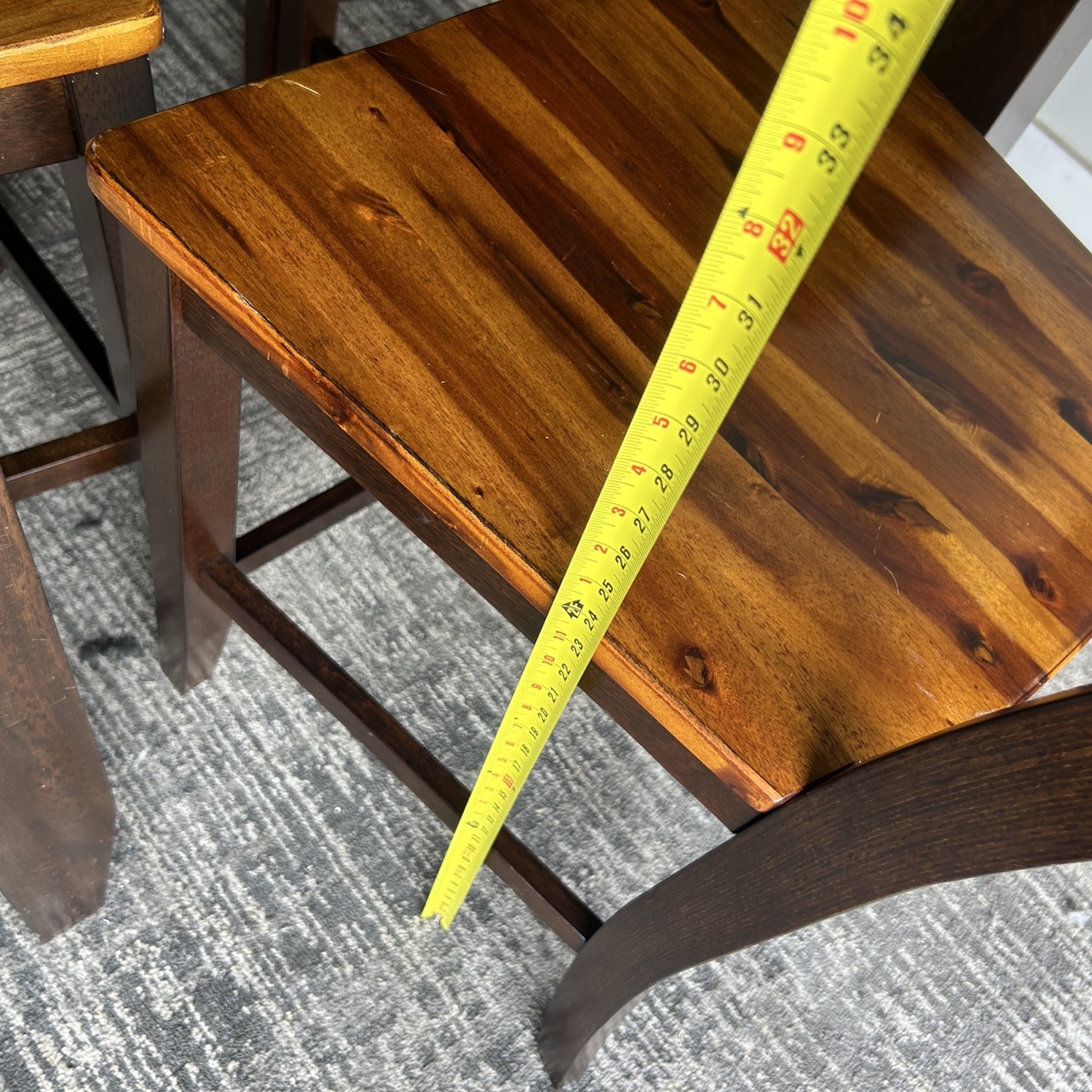 Wooden 6 Seat Dining Table - Image 21