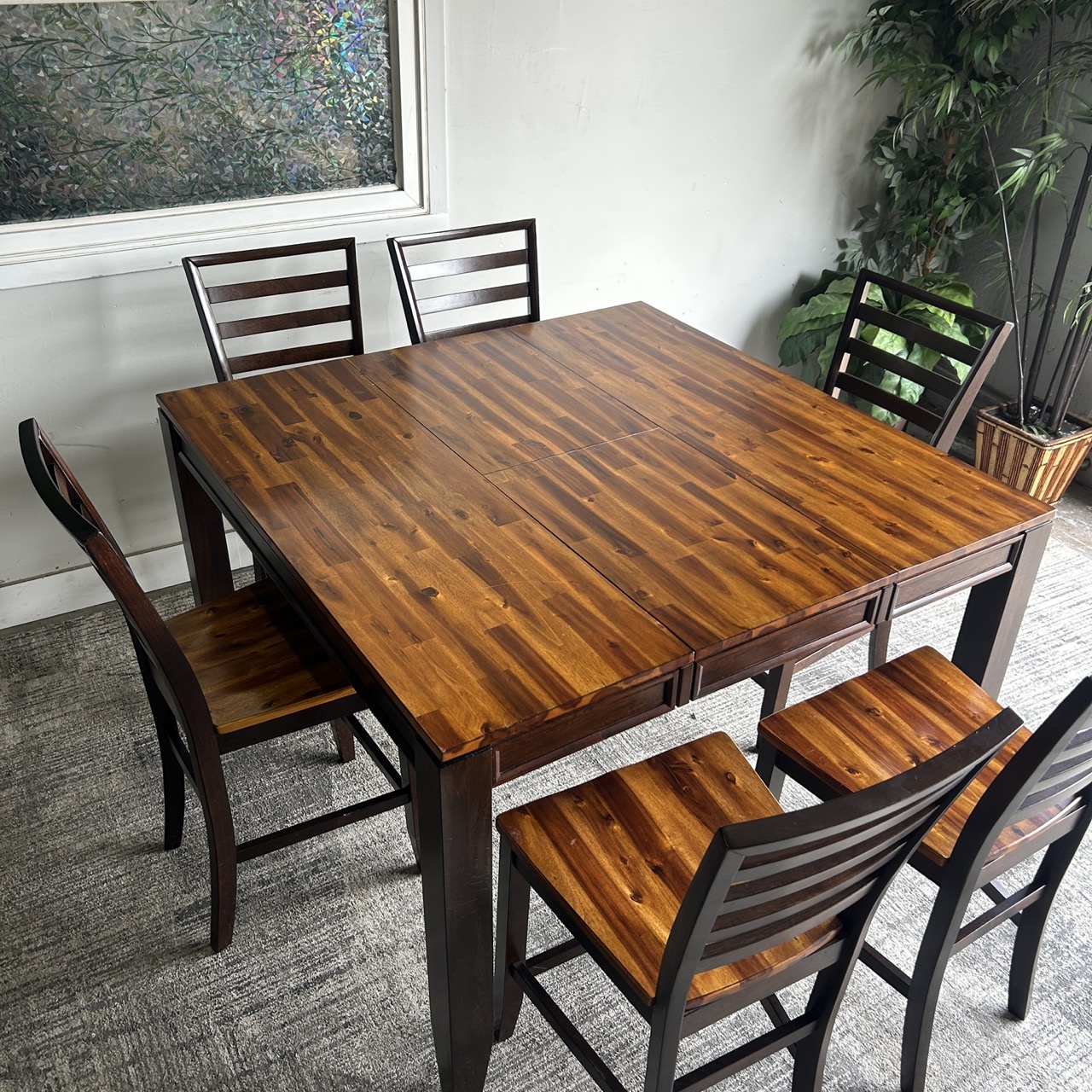 Wooden 6 Seat Dining Table - Image 16