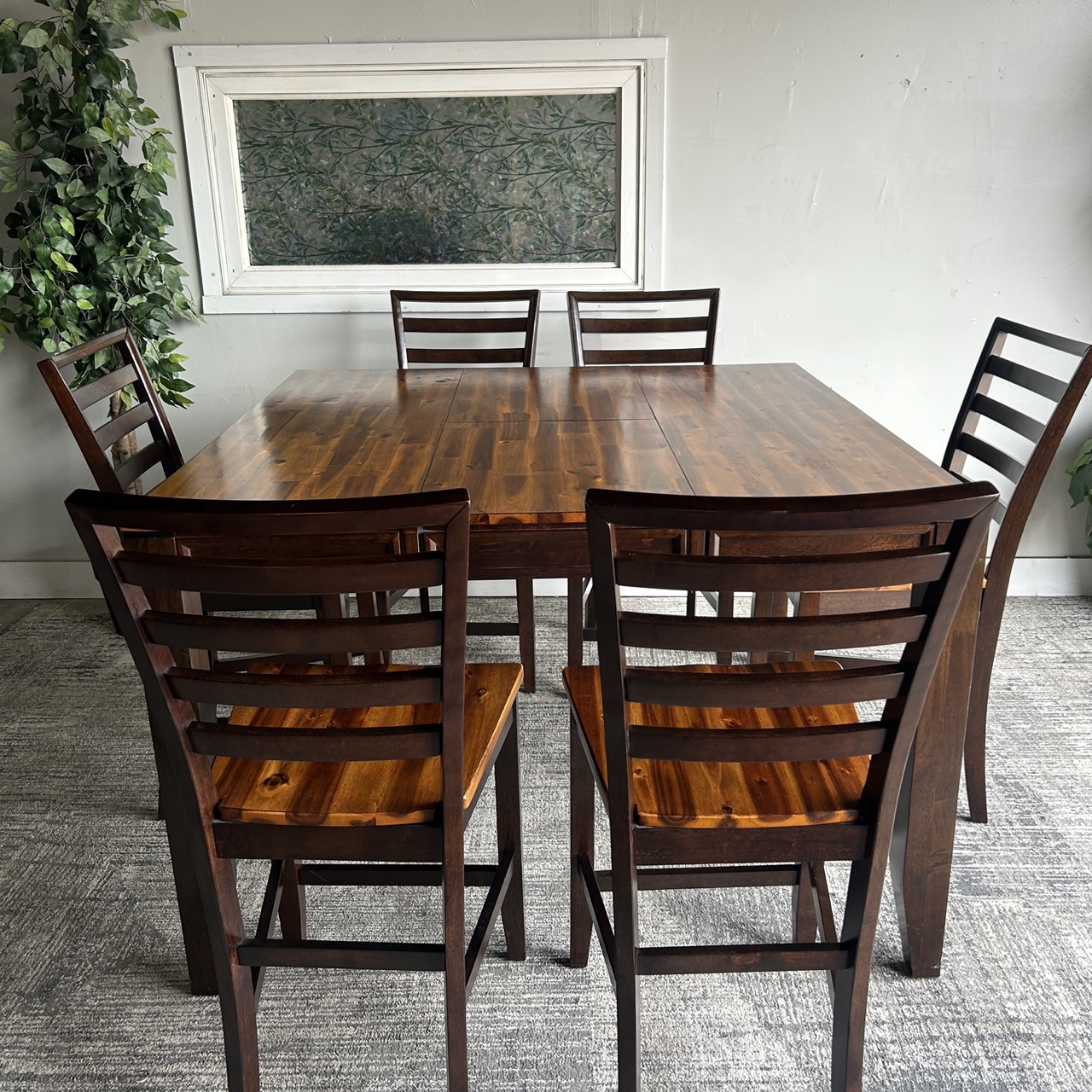 Wooden 6 Seat Dining Table - Image 15