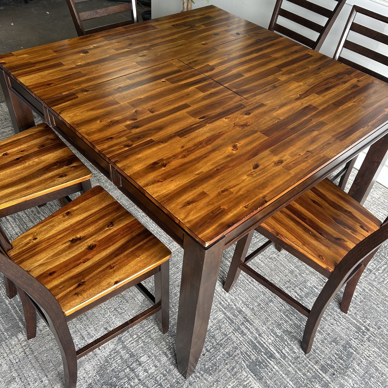 Wooden 6 Seat Dining Table - Image 13