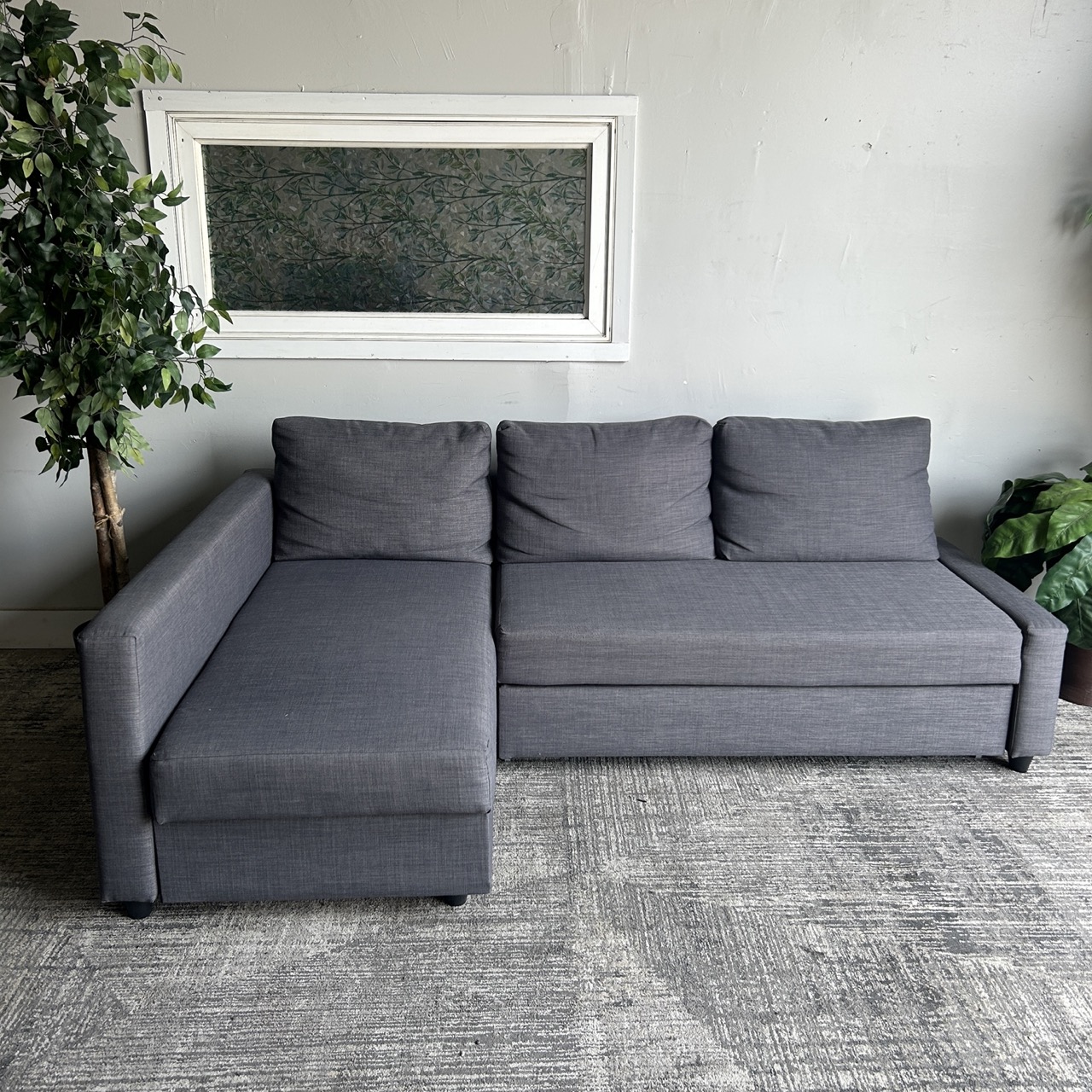 Gray Sectional w/ Pullout - Image 2