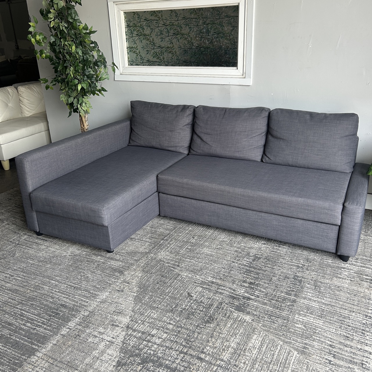 Gray Sectional w/ Pullout - Image 4
