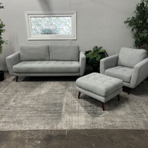 Gray Living Spaces Couch Set