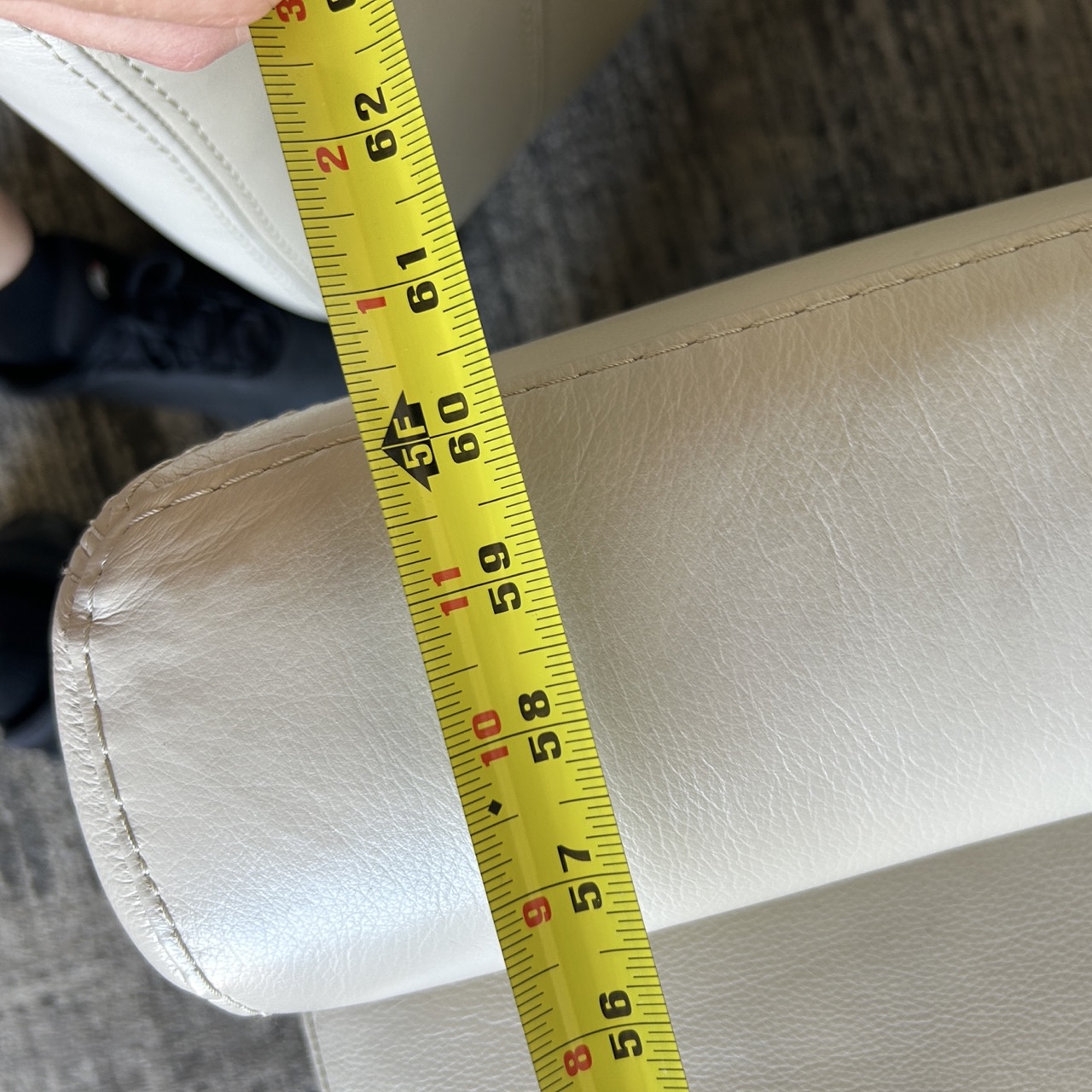 White Leather Couch Set - Image 14