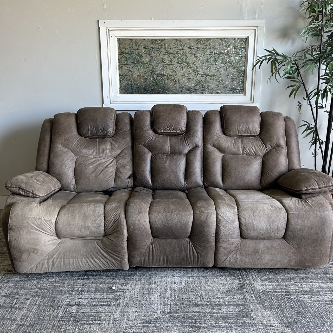 Brown Electric Recliner - Image 10