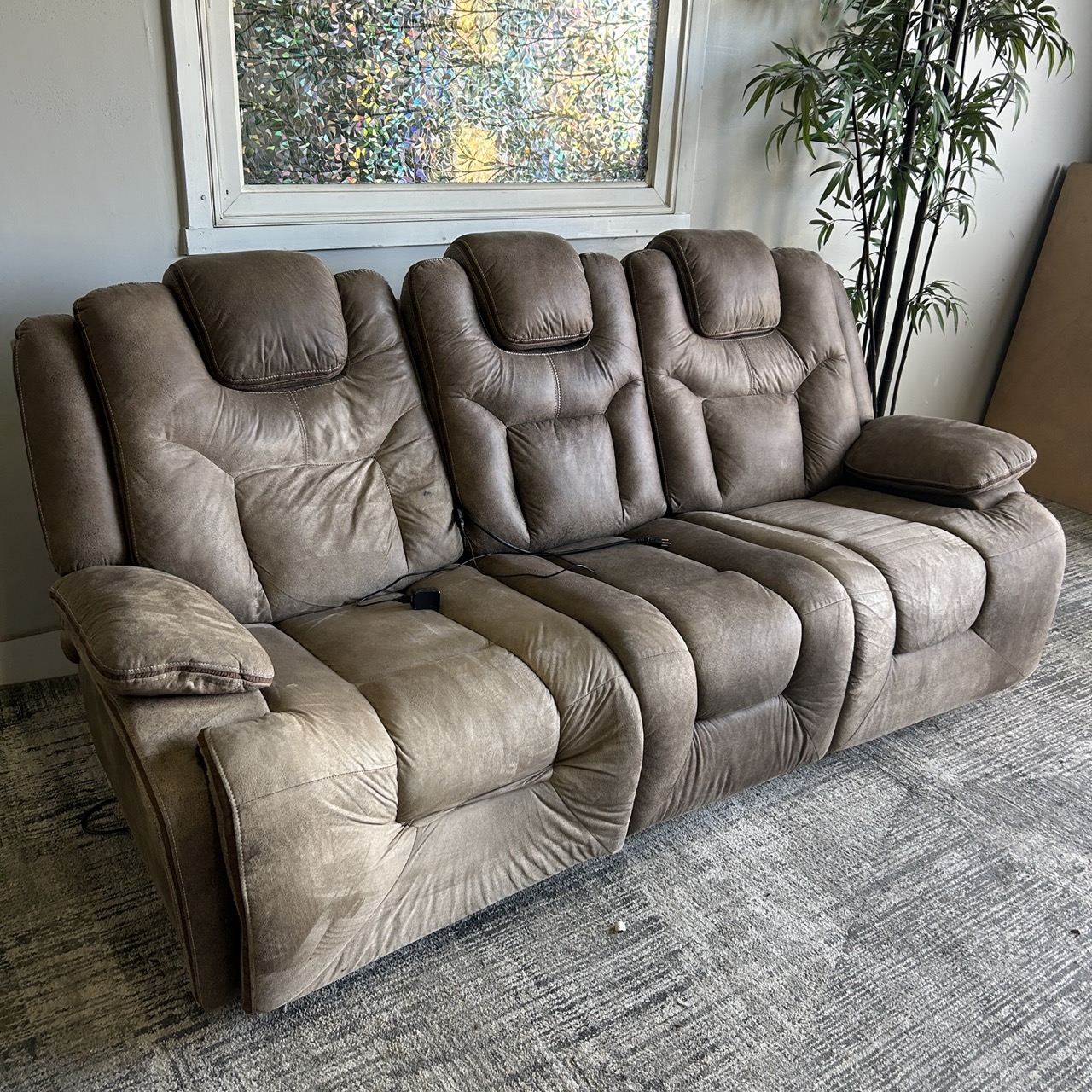Brown Electric Recliner - Image 9
