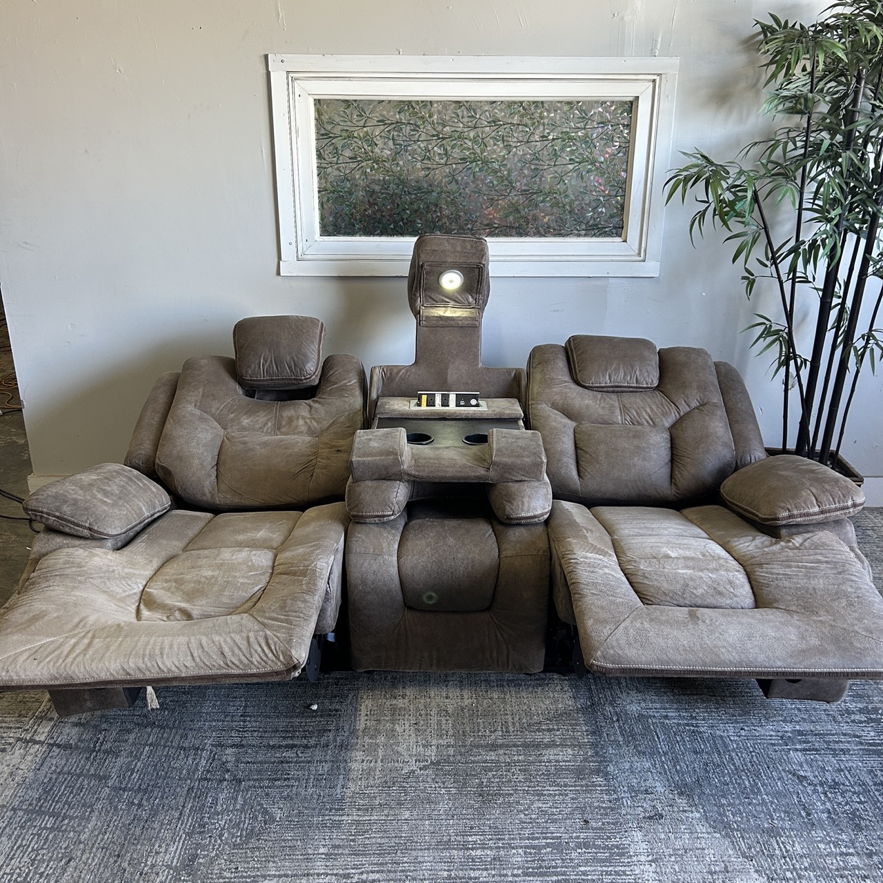 Brown Electric Recliner