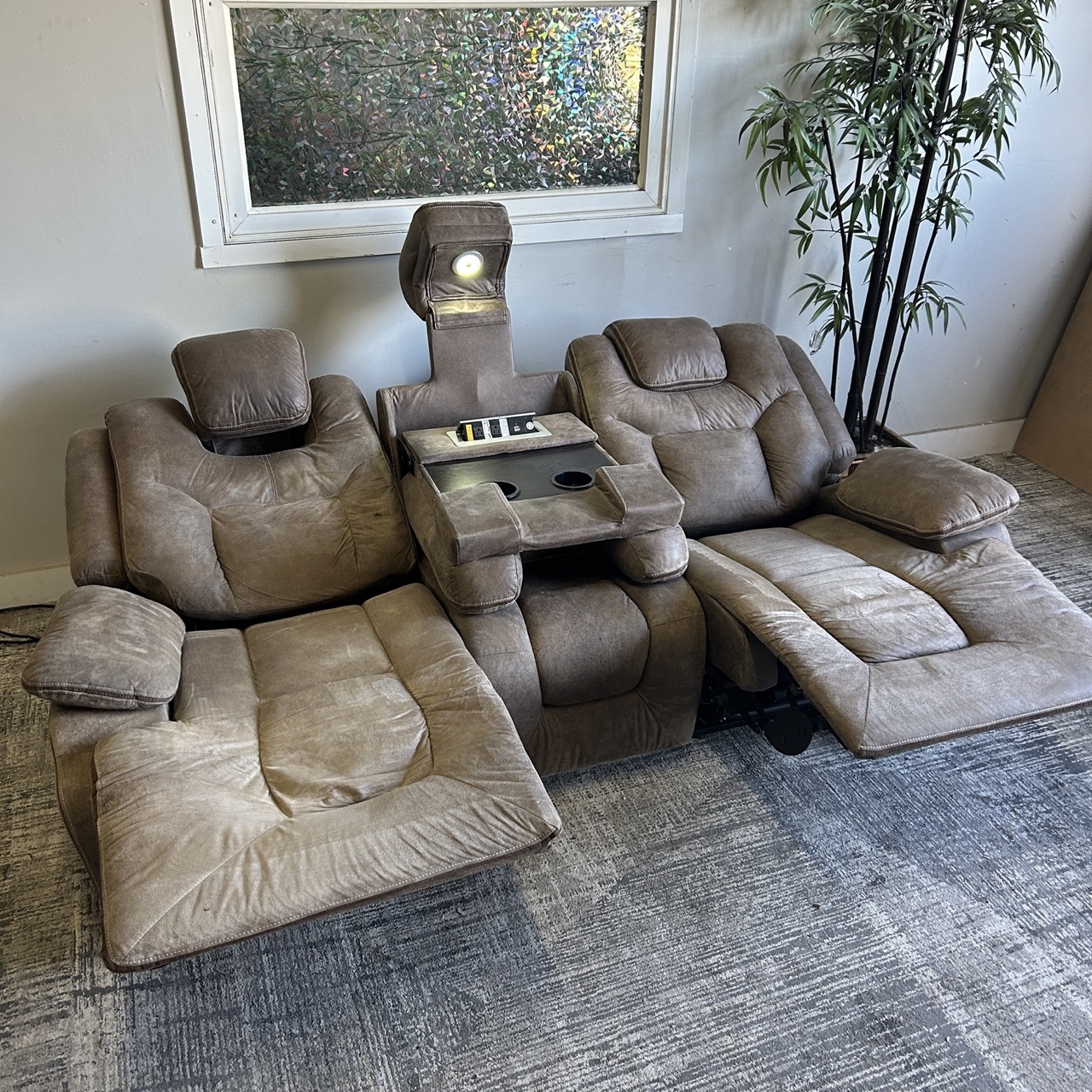 Brown Electric Recliner - Image 6