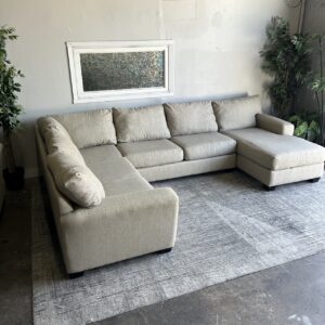 Tan U-Shape Sectional