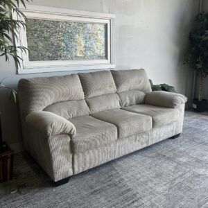 Cozy Cream Three Seater