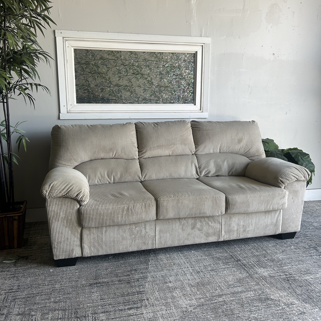 Cozy Cream Three Seater - Image 5