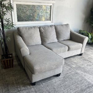 Gray Reversible Chaise Sectional