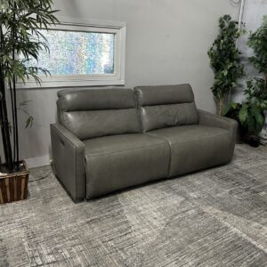 Gray Power Recliner